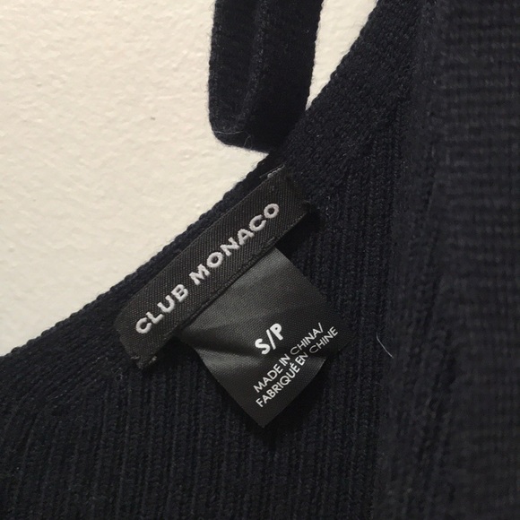 Club Monaco Navy Wool Dress - Picture 4 of 6